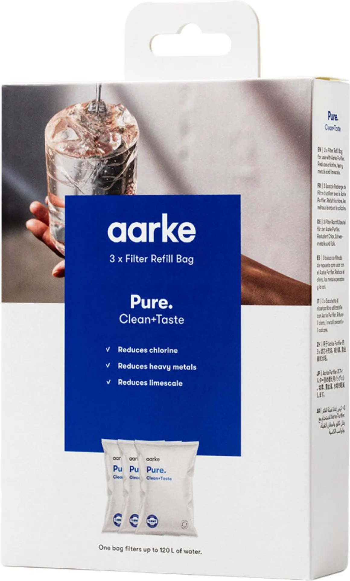 Aarke Pure filtergranulat till filterkanna, 3-pack