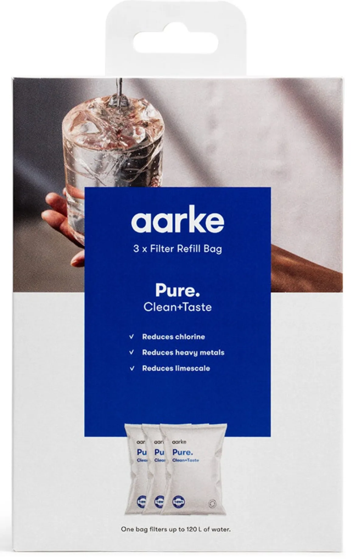 Aarke Pure filtergranulat till filterkanna, 3-pack
