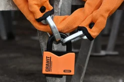 Abus 37/55 låspaket, hänglås, 2 m kätting, klass 3
