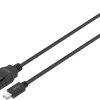 Adapterkabel Mini DisplayPort till DisplayPort 1,8 m, Exibel