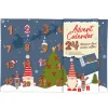 Adventskalender med 24 pepparkaksformar