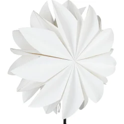 Adventsstjärna blomma papper 50 cm vit, Northlight