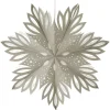 Adventsstjärna papp snöflinga 46 cm, Northlight