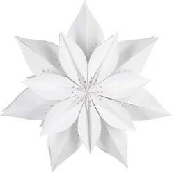 Adventsstjärna papper 50 cm vit, Northlight