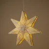 Adventsstjärna rotting metall FSC 43 cm Northlight