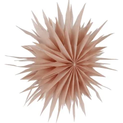 Adventsstjärna veckat papper rosa 60 cm Northlight