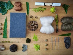 Agna Wool Art Kit filta en uggla i ull, 10 cm