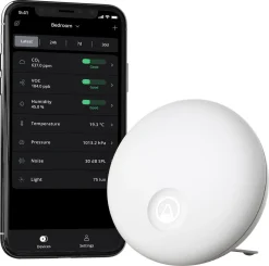 Airthings Wave Enhance luftkvalitetsmätare inomhus