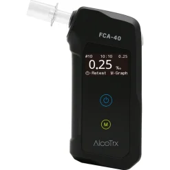 Alcotrx FCA40 alkotestare med 6 munstycken