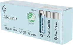 Alkaliskt batteri AA/LR6 18-pack Clas Ohlson