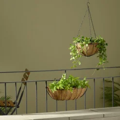 Ampel med kokosmatta utomhus, diameter 30 cm