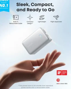 Anker Nano powerbank 10 000 mAh 45 W USB-C, display