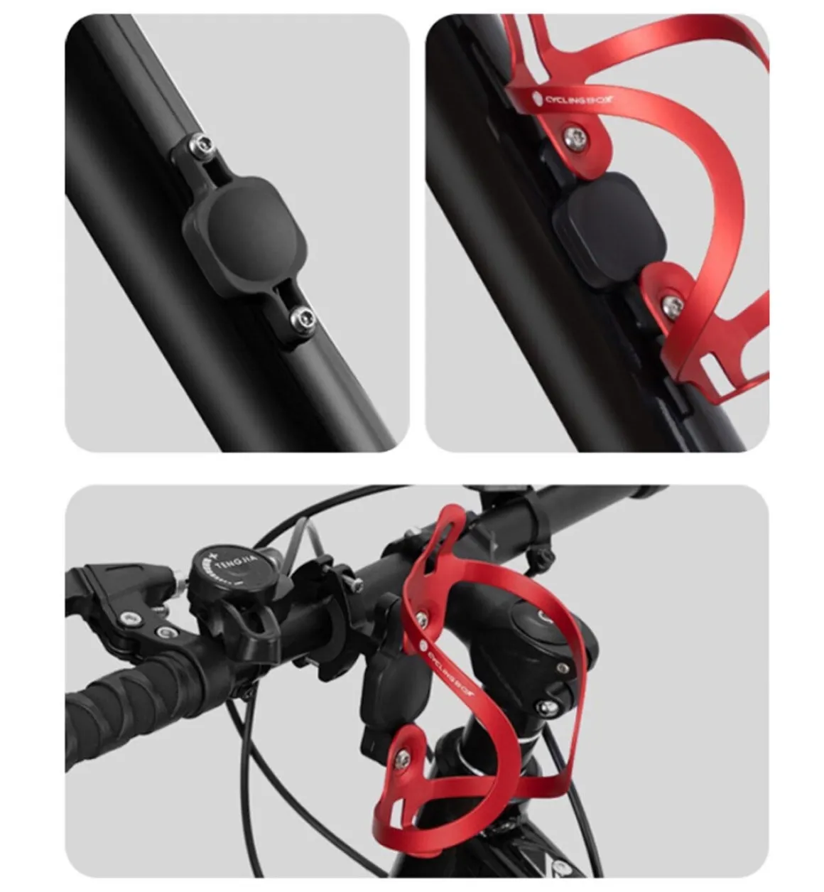 Anmiki AirTag-hållare för cykel, dold design