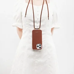 Anmiki Crossbody Phone Case iPhone 15 Pro mobilskal med axelrem