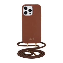 Anmiki Crossbody Phone Case iPhone 15 Pro mobilskal med axelrem