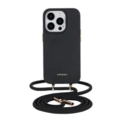 Anmiki Crossbody Phone Case iPhone 14 Pro mobilskal med axelrem