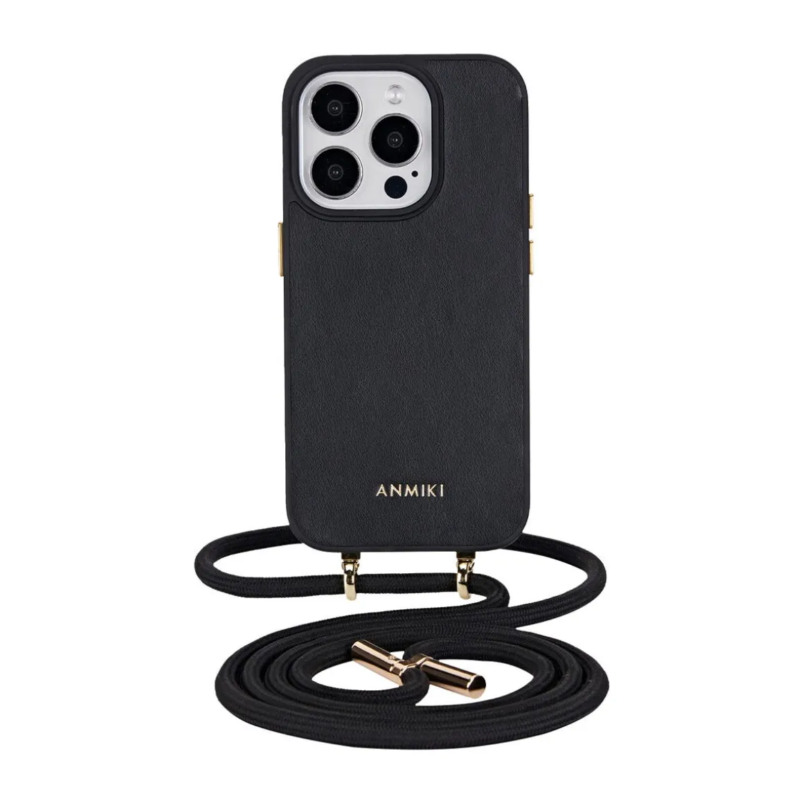 Anmiki Crossbody Phone Case iPhone 14 Pro mobilskal med axelrem