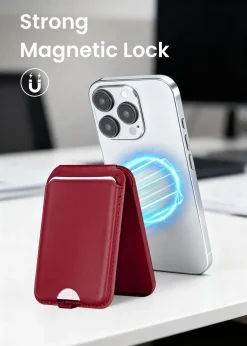 Anmiki MagSafe korthållare med stativ, magnetisk