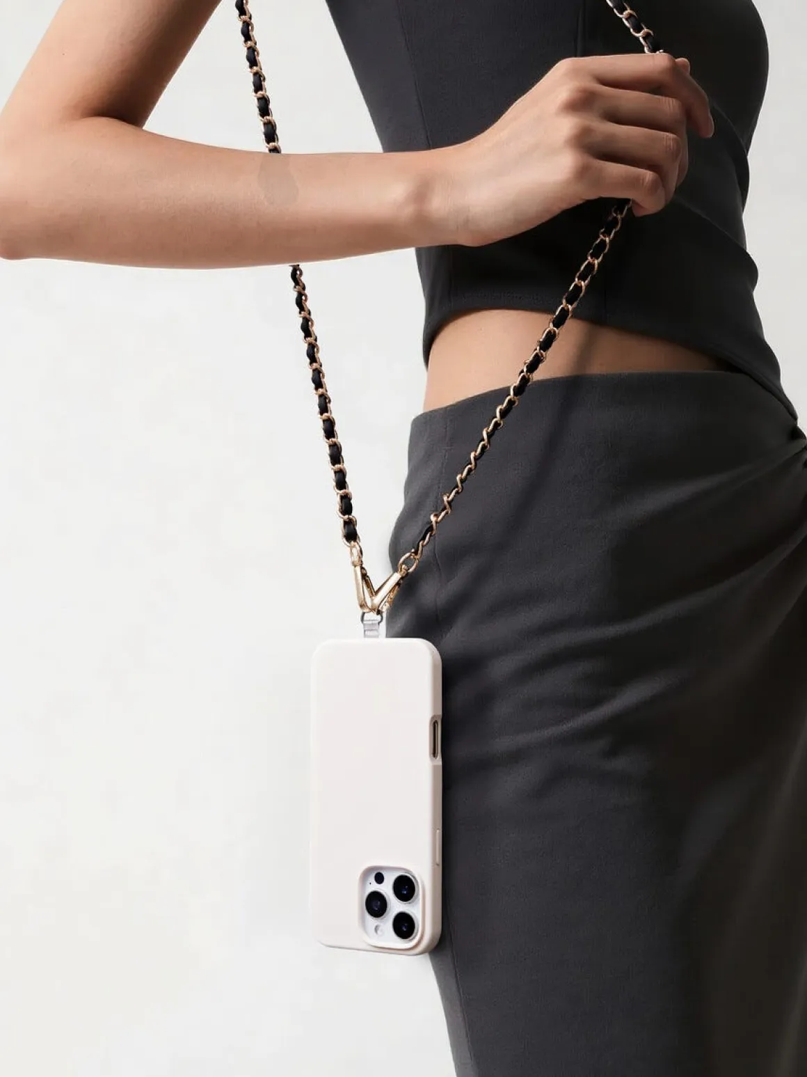 Anmiki mobilhalsband universal 150 cm, svart