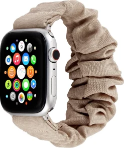 Anmiki Satin scrunchie Apple Watch armband, 42, 44, 45, 46, 49 mm
