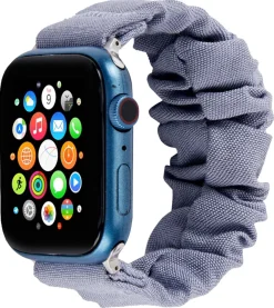 Anmiki Satin scrunchie Apple Watch armband, 42, 44, 45, 46, 49 mm