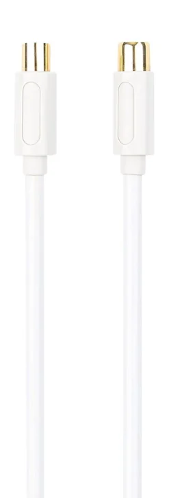 Antennkabel Premium Quad-skärmad
