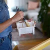 Anza handhållet färgtråg för roller och pensel