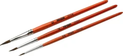Anza penselset akvarell med naturborst 3-pack