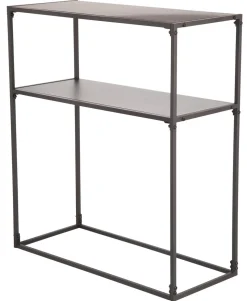 Avlastningsbord metall, svart