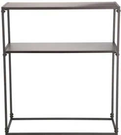 Avlastningsbord metall, svart