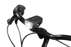 AXA Dwn 100 cykellampa fram USB, 100 lux, 120 m