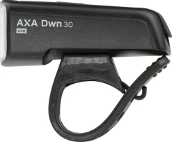 AXA Dwn 30 cykellampa fram USB, 30 lux, 50 m
