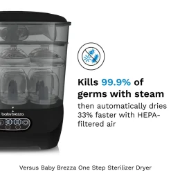 Baby Brezza One Step Sterilizer Dryer Advanced flasksterilisator och tork