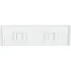 Badrumshylla plast vägg självhäftande 24 x 9,5 x 7,6 cm, vit
