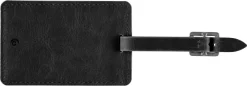 Bagagetag konstläder, 10 x 6,5 cm