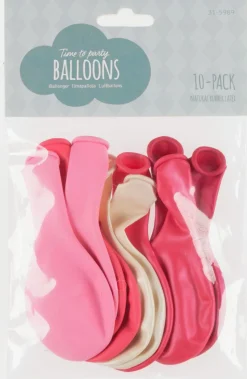 Ballonger rosa mix 10-pack