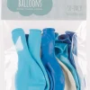Ballonger blå mix 10-pack