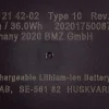 Batteri 18 V/2000 mAh Gardena/Husqvarna/McCulloch/Flymo