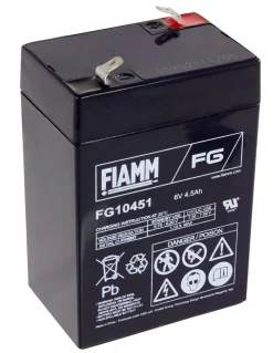 Batteri Fiamm 6 V/4,5 Ah AGM