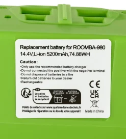 Batteri iRobot Roomba 900-serien, 14,4 V/5200 mAh, Li-Ion