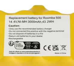 Batteri iRobot Roomba XLife, 14,4 V/3000 mAh, NiMH