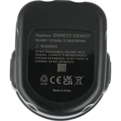 Batteri till Dewalt elverktyg, 12 V 3,0 Ah NI-MH