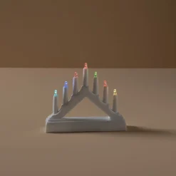 Batteridriven adventsljusstake bil RGB