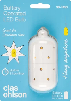 Batteridriven ljuskälla LED