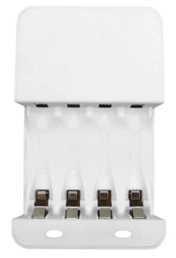 Batteriladdare med 4 x HR6-batterier