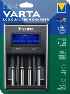 Batteriladdare VARTA LCD Dual Tech