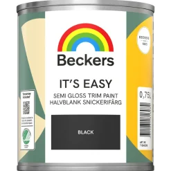 Beckers Its Easy halvblank lackfärg inomhus, 0,75 l