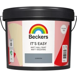 Beckers Its Easy Matt väggfärg inomhus, 2,7 liter