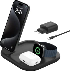 Belkin BoostCharge 3-i-1 laddstation, WIZ029vf