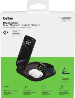Belkin BoostCharge 3-i-1 laddstation, WIZ029vf